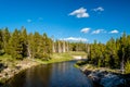 Firehole River, Yellowstone National Park, Wyoming Royalty Free Stock Photo