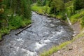 Firehole River, Yellowstone National Park, Wyoming, USA Royalty Free Stock Photo