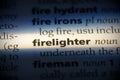 Firelighter Royalty Free Stock Photo