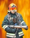 The fireman Royalty Free Stock Photo