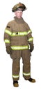 Fireman Emergency Rescue First Responder Isolated