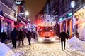 Fireman Intervention In Downtown Lipscani Street Of Bucharest City Old Town Royalty Free Stock Photo