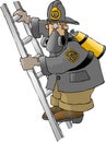 Fireman on a ladder