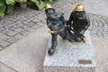 Firemen gnomes in Wroclaw, Poland