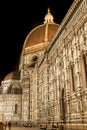 Firenze duomo at night Royalty Free Stock Photo