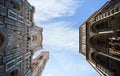 Firenze square cathedral view to the sky