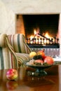 Fireplace Royalty Free Stock Photo