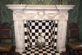 Fireplace in Bodelwyddan Castle North Wales Royalty Free Stock Photo