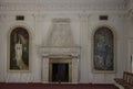 Fireplace in the ceremonial hall of the Imperial Palace. Livadia. Crimea