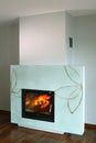 Fireplace with Glass Surround