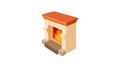 Fireplace icon animation