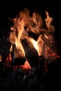 Fireplace spectacular Royalty Free Stock Photo