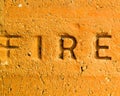 Fireproof brick