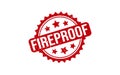 Fireproof Stamp Seal Vector Illustration