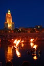 Waterfire in Providence Royalty Free Stock Photo