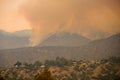 Fires in the United States on September 11, 2020. Fire and smoke in the mountains in northern Los Angeles.