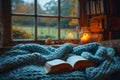 Fireside fashion reads Cozy attire for a perfect reading nook