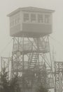 Firetower at the summit of Mt. Kearsarge in New Hampshire Royalty Free Stock Photo