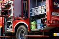 Firetruck equipment, close up