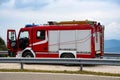 A Firetruck in Sardinia Royalty Free Stock Photo