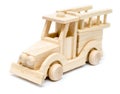 Firetruck Wooden Toy Royalty Free Stock Photo