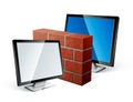 Firewall concept Royalty Free Stock Photo