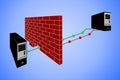 firewall concept Royalty Free Stock Photo