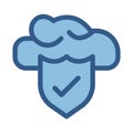 Firewall  Fill Isolated Vector icon which can easily modify or edit Royalty Free Stock Photo