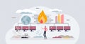 Firewall security for browsing and data protection tiny person concept