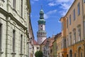 Firewatch tower old town in Sopron Royalty Free Stock Photo