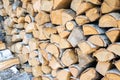 firewood, birch logs. stack of dry wood logs