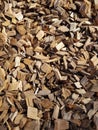 Firewood chopped into very small pieces