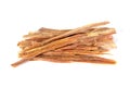 Firewood.Merkus pine. Pinus kesiya Royle ex Gordon.Kesiya pine, Khasya pine. PINACEAE Royalty Free Stock Photo