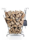 Firewood metal stand