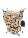 Firewood metal stand