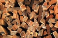 Firewood natural texture Royalty Free Stock Photo
