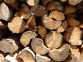 Firewood - natural texture Royalty Free Stock Photo