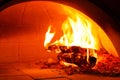 Firewood oven for bake pizza Royalty Free Stock Photo