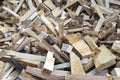 Firewood pile