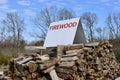 Firewood For Sale Royalty Free Stock Photo