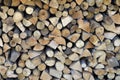 Firewood stack Royalty Free Stock Photo