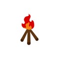 Firewood vector graphic design illustration.icon logo design elements