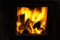 Firewood wood burn retro rusty rural kitchen stove