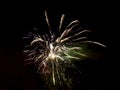 Firework amusement entertainment fun at night Royalty Free Stock Photo