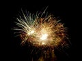 Firework amusement entertainment fun at night Royalty Free Stock Photo