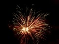 Firework amusement entertainment fun at night Royalty Free Stock Photo