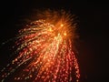 Firework amusement entertainment fun at night Royalty Free Stock Photo