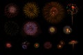 Firework background Royalty Free Stock Photo