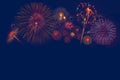 Firework background Royalty Free Stock Photo
