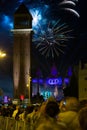 Firework in Barcelona Royalty Free Stock Photo